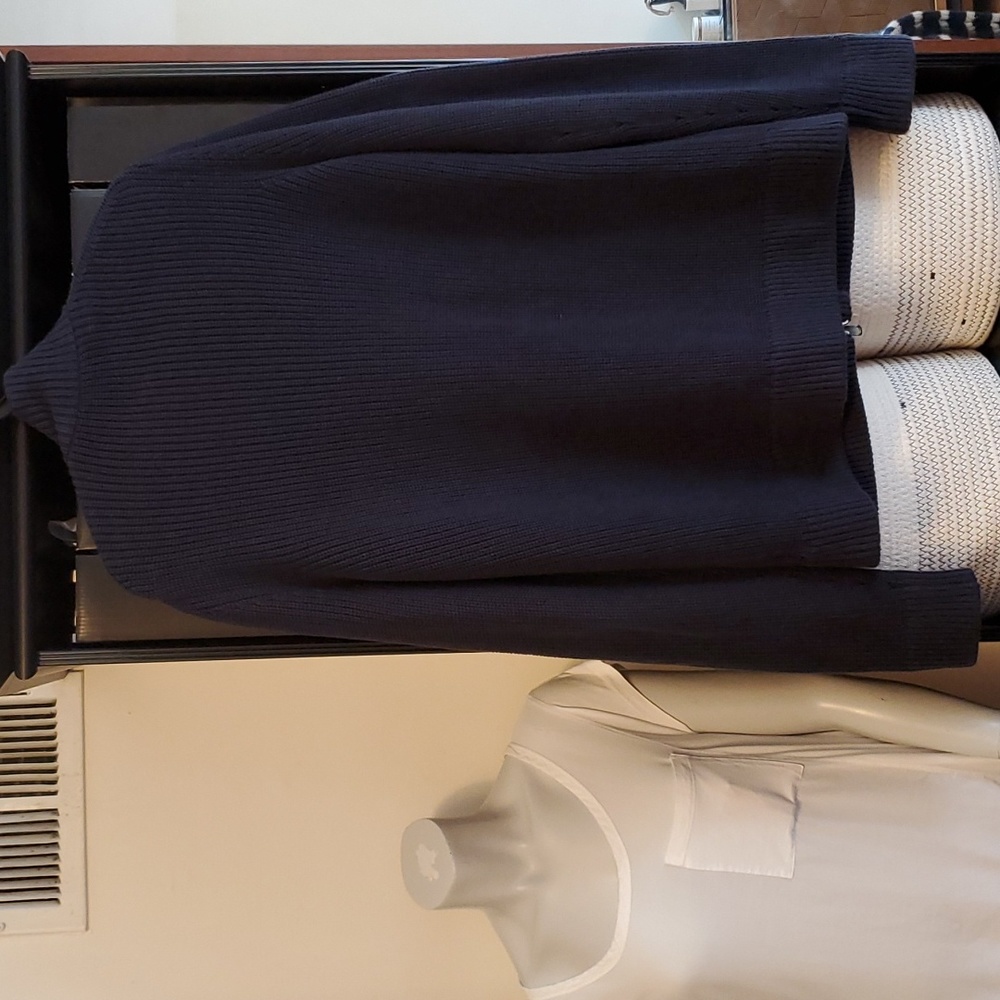 GAP Mockneck Sweater Jacket 100% Cotton - Picture 8 of 16